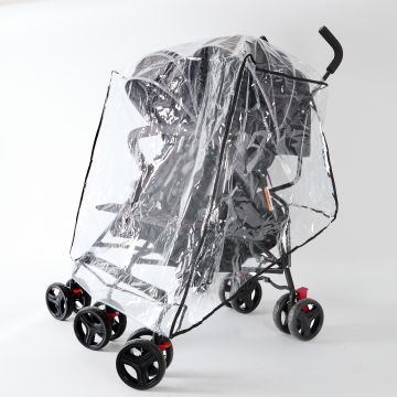 Double Pushchair Rain Cover