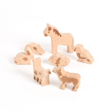 Wooden Pets  - Pack of 7