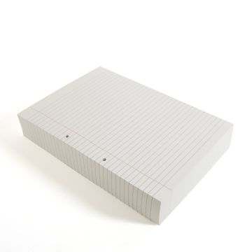 A4 Cream Paper- 8mm Ruled- 2 Hole Punched- 80gsm- 1 Ream