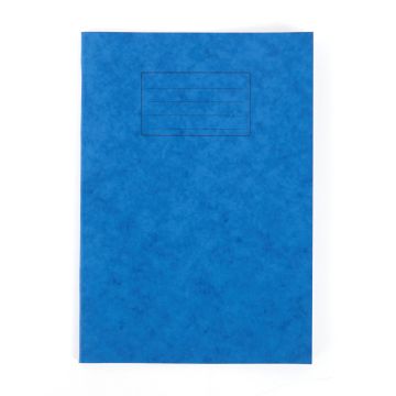 Classmates A4+ Top Plain Bottom 12mm Ruled-48 Pages-Blue Cover-Pk 50