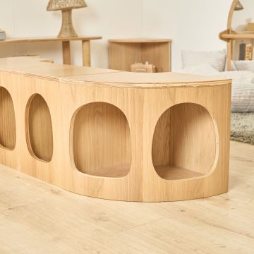 Under 2's Low Corner Storage and Display Unit 