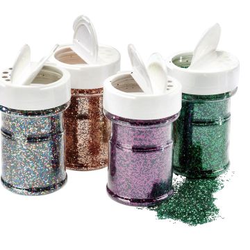 Specialist Crafts Glitter Shakers - 120g Pots