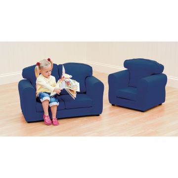 Rainbow Sofa (Removable Covers) - Blue