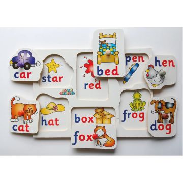 Just Jigsaws Rhyming Phonics Puzzle - Set 1