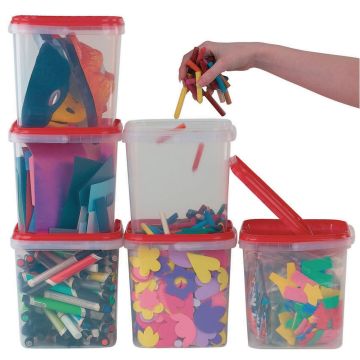Square Storage Containers - Pack of 10