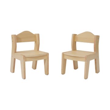 Little Venice Wooden Chair - Height 210mm - Pack of 2