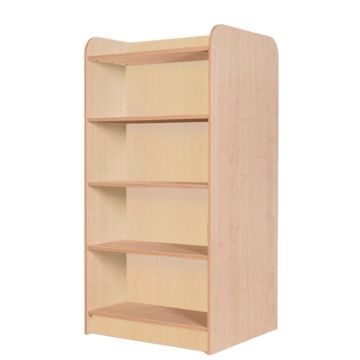 Maplescape Double Sided Library Bookcase - Maple  - 1500mm