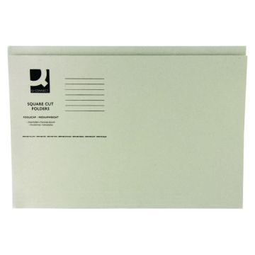 Square Cut Folders Medium Weight - Buff - Pack of 100