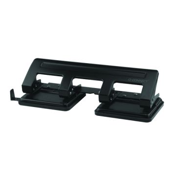 Q Connect 4Hole Punch - Black