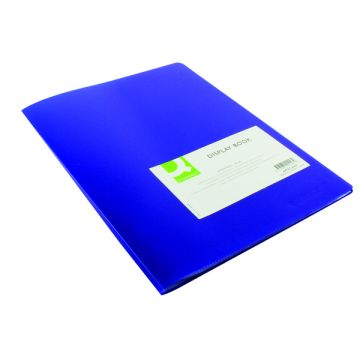 Flexible A4 Display Book 10 Pocket - Blue