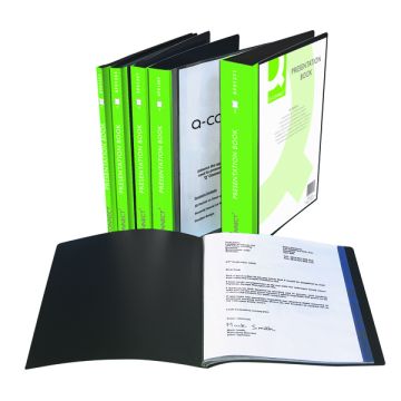 Presentation Display Book 10 Pocket - Black