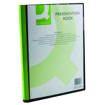 Presentation Display Book 20 Pocket - Black