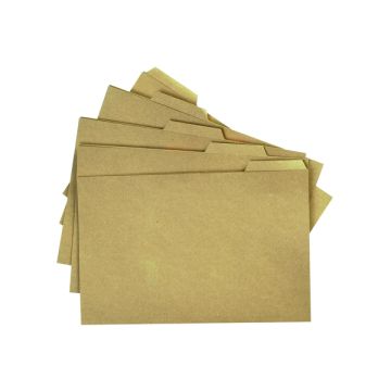 Tabbed Folders Foolscap - Pack of 100