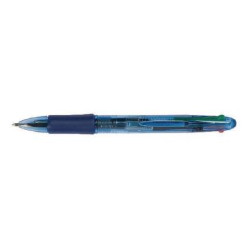 4 Colour Retractable Ballpoint Pens - Pack of 10