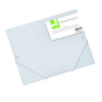 Elasticated Folios Polypropylene - Clear