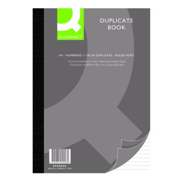 Duplicate Book A4 Feint