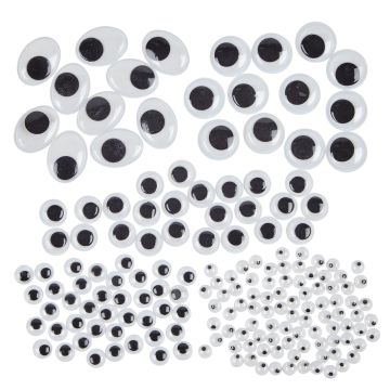 Wiggly Eyes Tube Assortment - Pack of 560