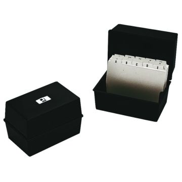 Index Card Box 5 x 3 Black
