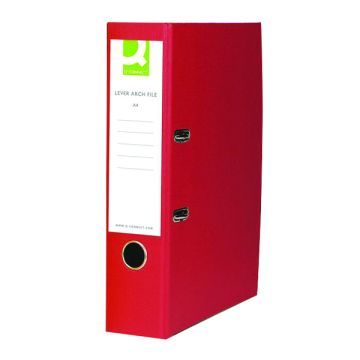 Paperbacked Lever Arch Files A4 - Red - Pack of 10