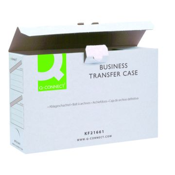 Transfer Files Heavy Duty Twin Wall White - Pack of 10