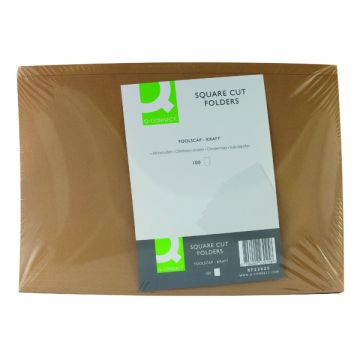 Square Cut Folders Light Weight - Buff - Pack of 100