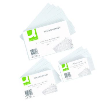 Record Card 8 x 5 Feint White - Pack of 100