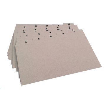 Guide Card 8 x 5 A-Z Buff