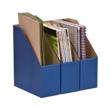 Library Boxes Blue - LL2/10BL - Pack of 10