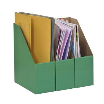 Library Boxes Green - LL2/10GN - Pack of 10