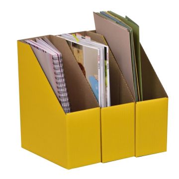 Library Boxes Yellow - LL2/10YW - Pack of 10