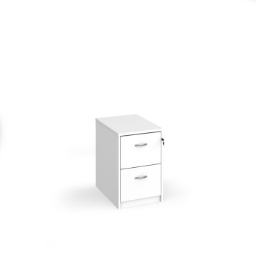 2 Drawer Universal Filing Cabinet H730mm - White