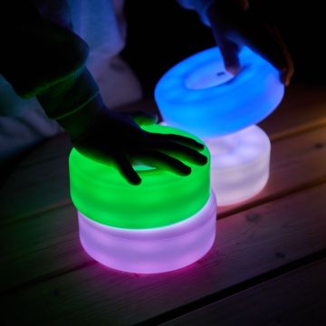 Giant Light Up Discs -  Pack of 8