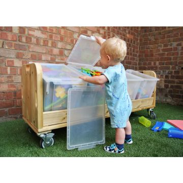 Under 2's Outdoor Low Level Tilted Storage Unit