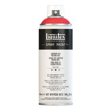 Liquitex Spray Paint 400ml - Cadmium Red Med Hue