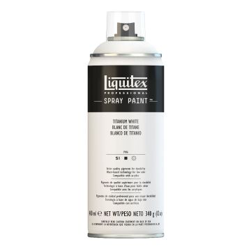 Liquitex Spray Paint 400ml - Titianium White