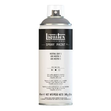 Liquitex Spray Paint 400ml - Neutral Grey 5