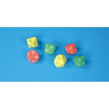 Letter Dice Set of 60