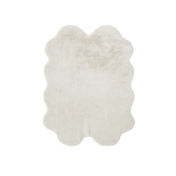 Luxury Faux Fur Rug - Quad - 105 x 140cm - Ivory