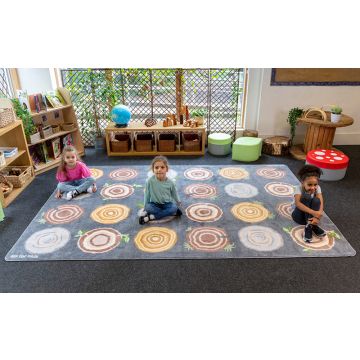 Natural World Tree Stump Placement Carpet
