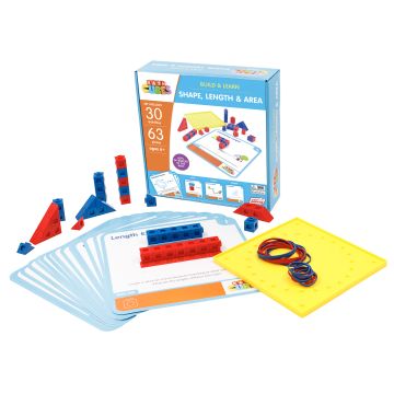 Junior Learning Mathcubes - Shape- Length & Area