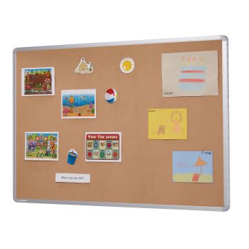 FlameShield Aluminum Framed Display Board-W1200 x H900mm Natural