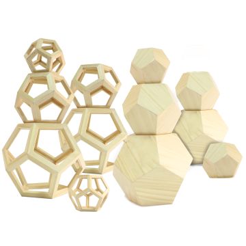 FSC Wooden Construction Boulders