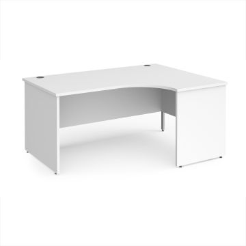 Panel End Ergo Desk Right Hand 1600 x 800mm - White