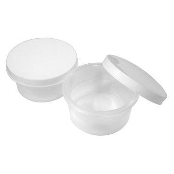 Mini Plastic Pots With lid Set - Pack of 12
