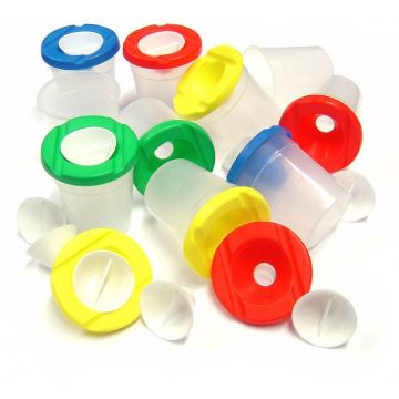 Non Spill Paint Pot - Pack of 10