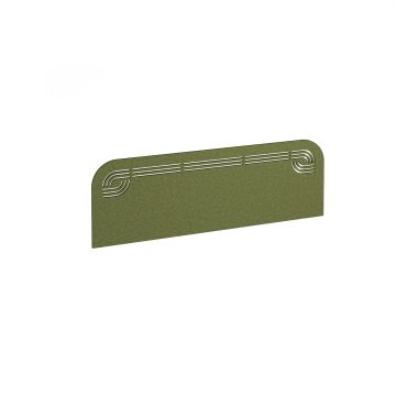 Offset Acoustic Desktop Screen W1200mm - Dark Green
