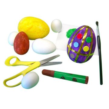 Polystyrene Eggs Assorted - Pack of 30