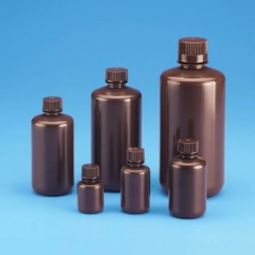 HDPE Bottle-Narrow Neck-Amber-30ml-Pk 10