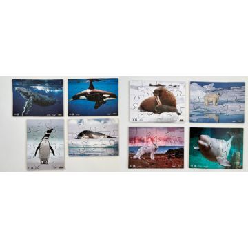 Just Jigsaws Polar Regions Animals - Pack of 8