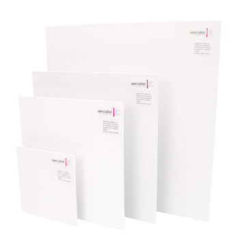 Specialist Crafts Essential Primed Canvas Square Boards